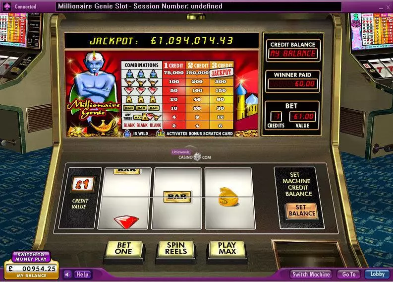 Millionaire Genie 888 Slot Game released in   - Second Screen Game