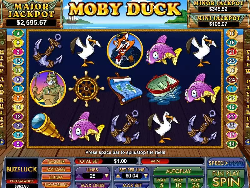 Moby Duck NuWorks Slot Game released in   - Free Spins