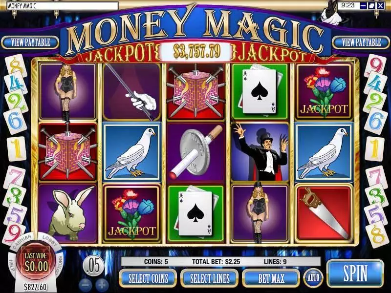 Money Magic Rival Slot Game released in June 2009 - 
