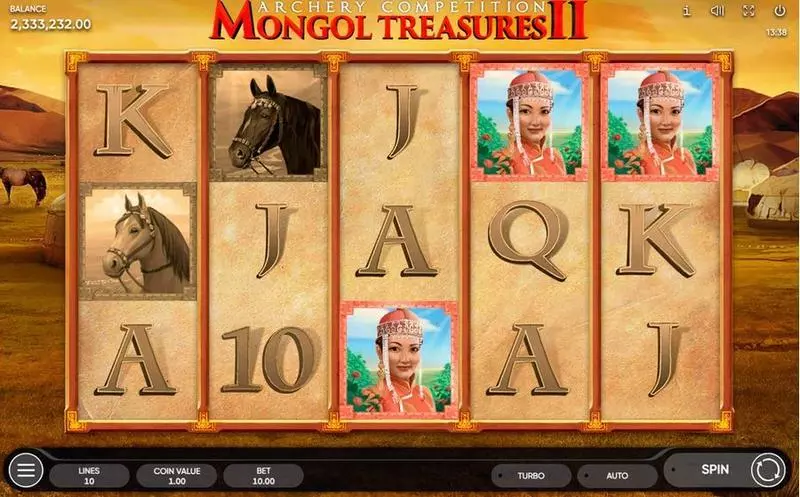 Mongol Treasures II: Archery Competition Endorphina Slot Game released in May 2020 - Bonus-Pop