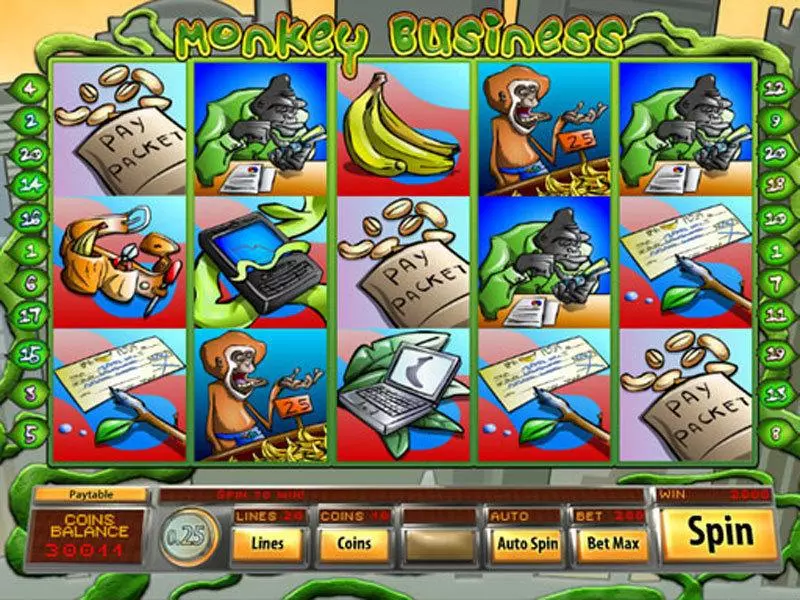 Monkey Business Saucify Slot Game released in   - Free Spins