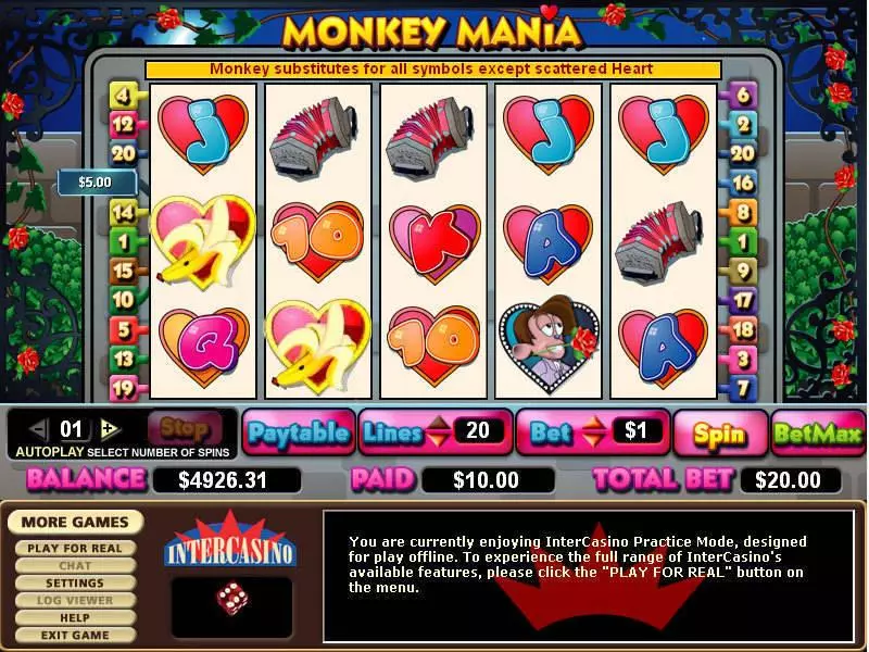 Monkey Mania CryptoLogic Slot Game released in   - Second Screen Game