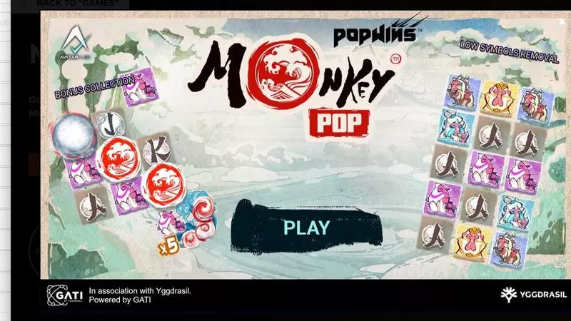 MonkeyPop AvatarUX Slot Game released in September 2022 - Golden Chance