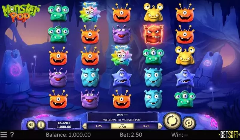 Monster Pop BetSoft Slot Game released in April 2020 - Free Spins