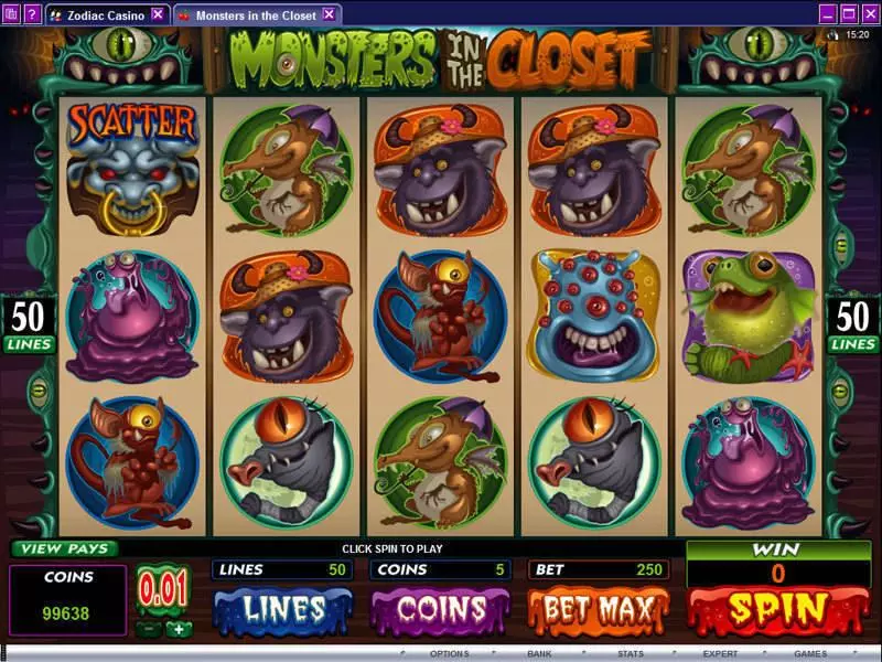 Monsters in the Closet Microgaming Slot Game released in   - Free Spins