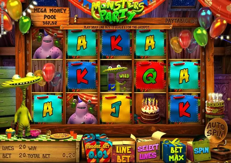 Monsters Party Sheriff Gaming Slot Game released in   - Multi Level
