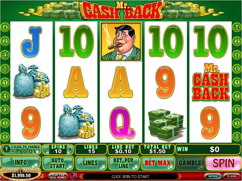 Mr. Cashback PlayTech Slot Game released in   - Free Spins