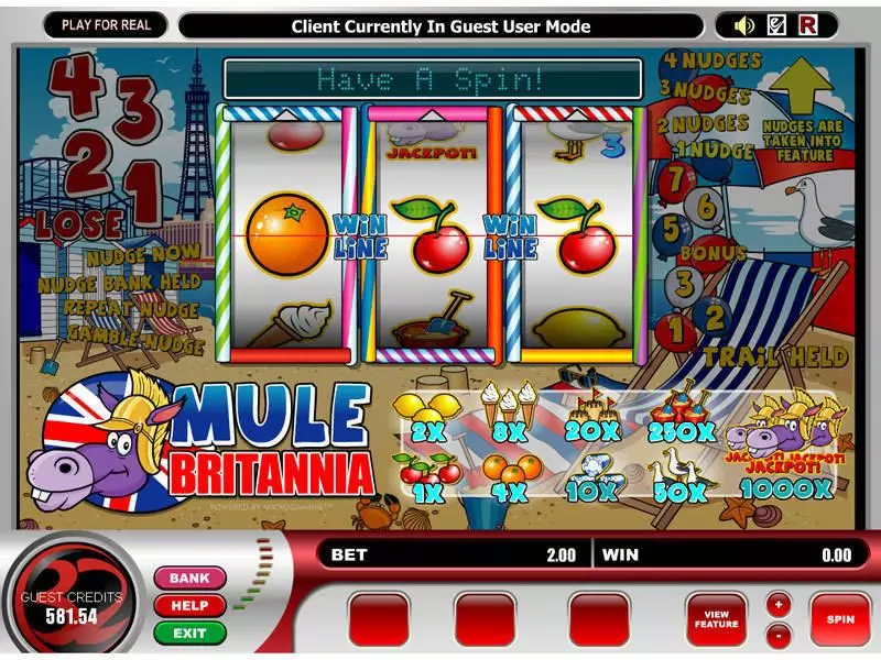 Mule Britannia Microgaming Slot Game released in   - Second Screen Game