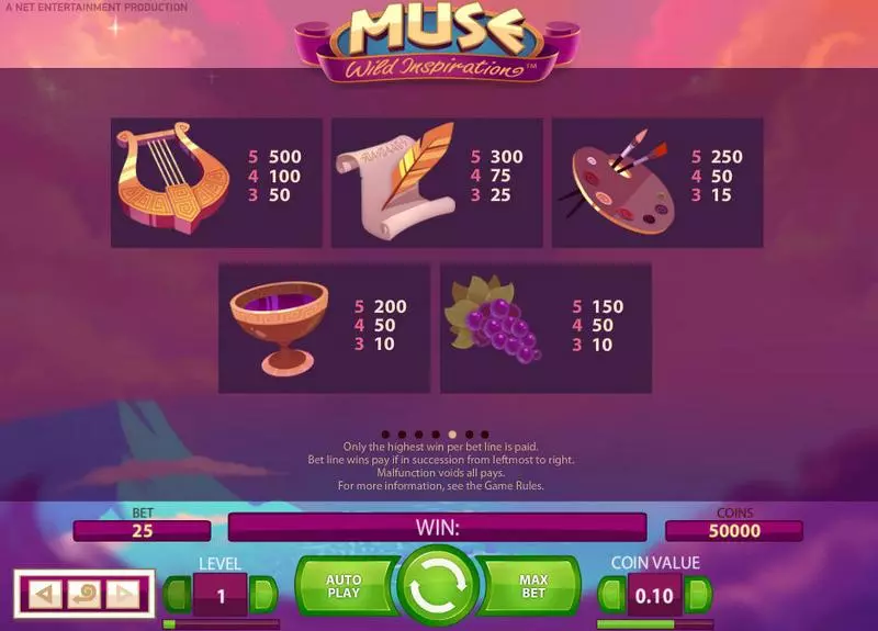 Muse NetEnt Slot Game released in   - Free Spins