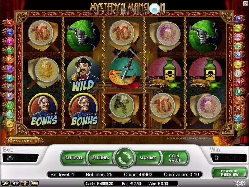 Mystery at the Mansion NetEnt Slot Game released in   - Free Spins