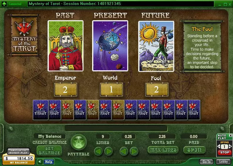 Mystery of the Tarot 888 Slot Game released in   - Second Screen Game