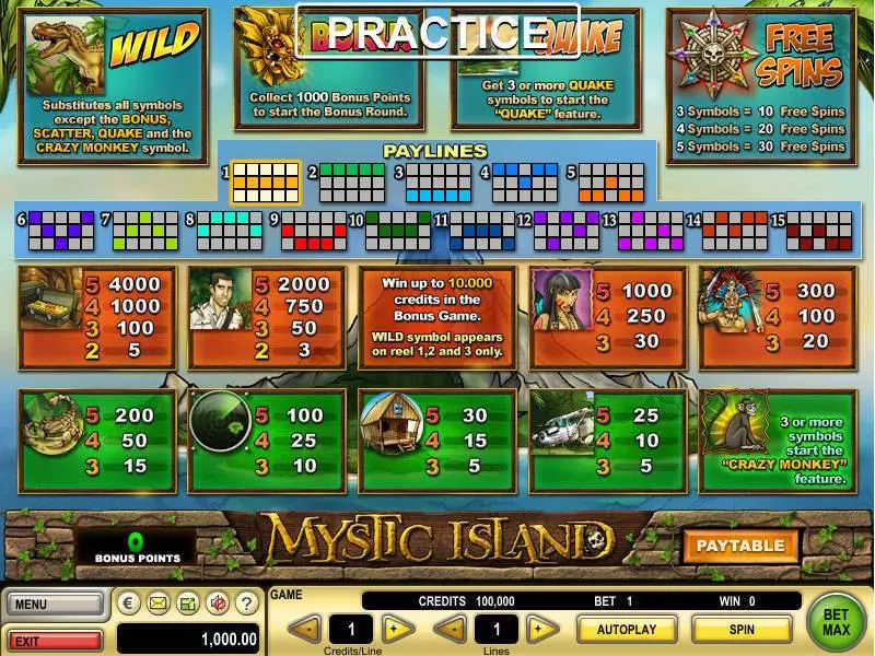 Mystic Island GTECH Slot Game released in   - Free Spins