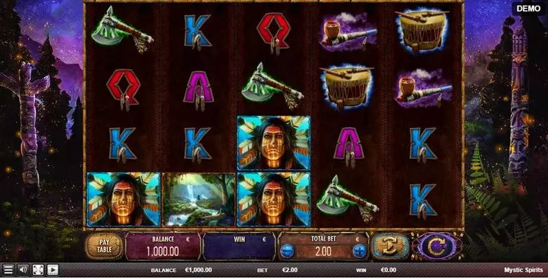 Mystic Spirits Red Rake Gaming Slot Game released in June 2023 - Free Spins