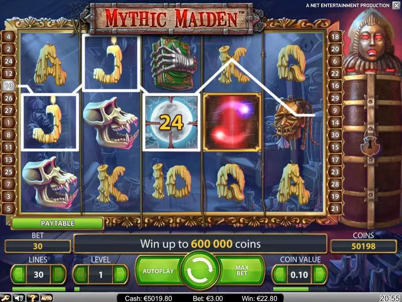 Mythic Maiden NetEnt Slot Game released in   - Free Spins