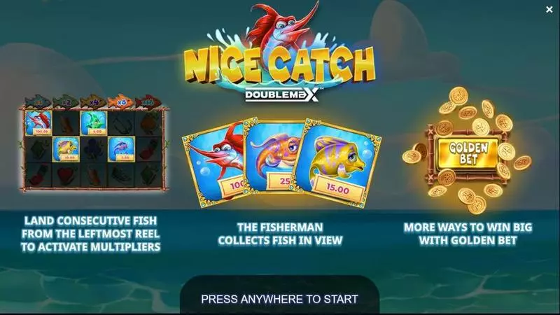 Nice Catch DoubleMax Yggdrasil Slot Game released in May 2023 - Free Spins