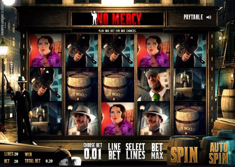 No Mercy Sheriff Gaming Slot Game released in   - Pick a Box