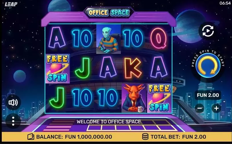 Office Space Leap Gaming Slot Game released in April 2024 - Free Spins