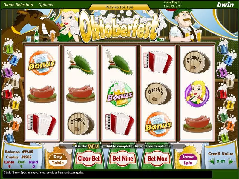 Oktoberfest Amaya Slot Game released in   - Second Screen Game