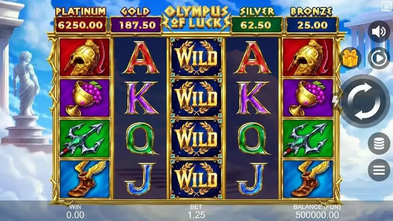Olympus of Luck Gamzix Slot Game released in December 2023 - Bonus Game