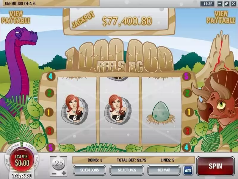 One Million Reels BC Rival Slot Game released in January 2009 - 