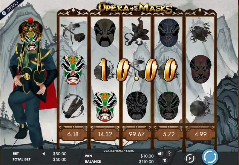 Opera of the Masks Genesis Slot Game released in September 2017 - Re-Spin