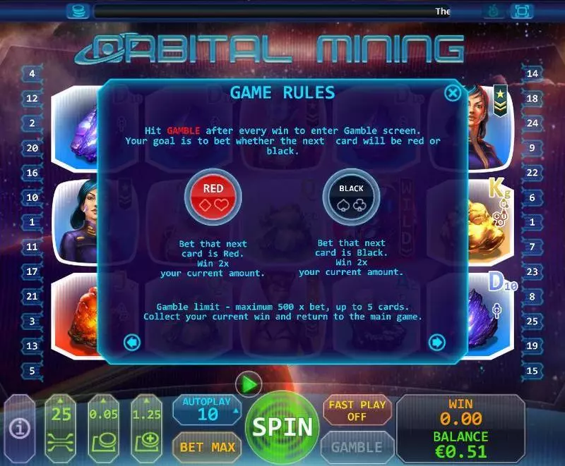 Orbital Mining Topgame Slot Game released in December 2014 - Free Spins