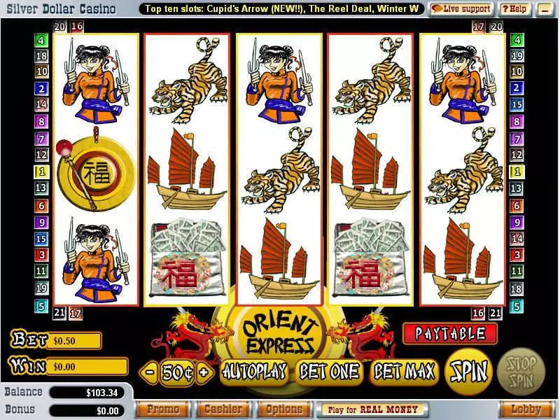 Orient Express WGS Technology Slot Game released in   - Stop and Win