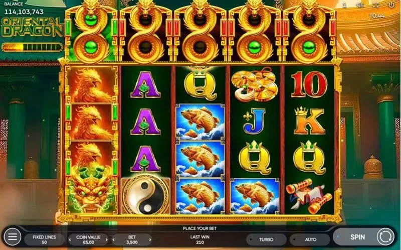 Oriental Dragon Endorphina Slot Game released in February 2024 - Free Spins