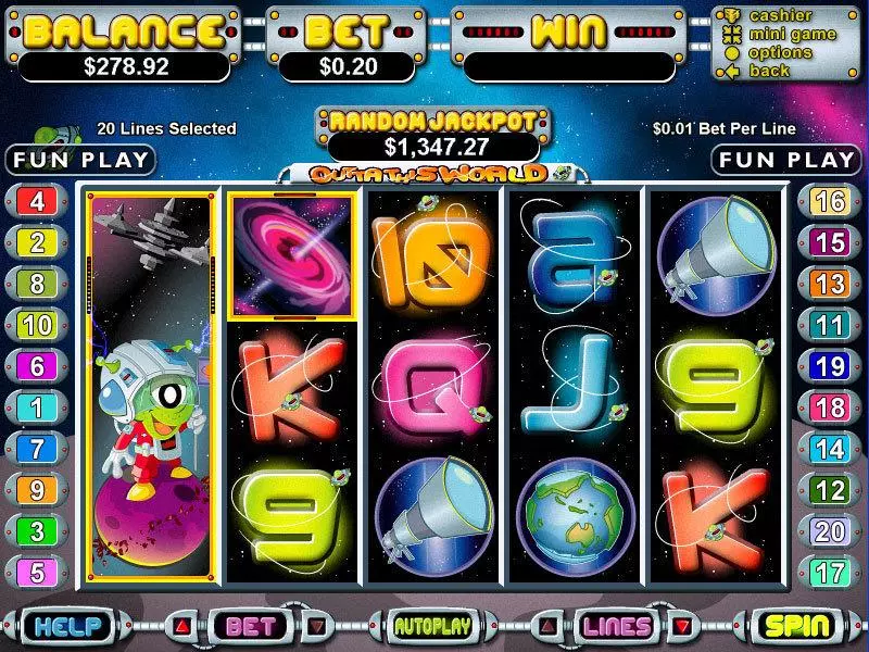 Out of This World BetSoft Slot Game released in   - 