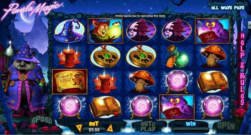 Panda Magic RTG Slot Game released in August 2016 - Free Spins