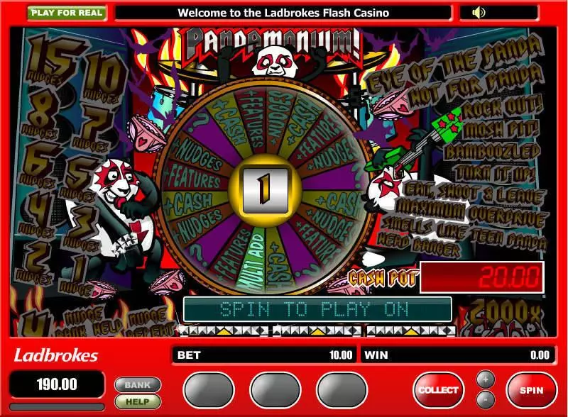 Pandamonium Microgaming Slot Game released in   - Second Screen Game