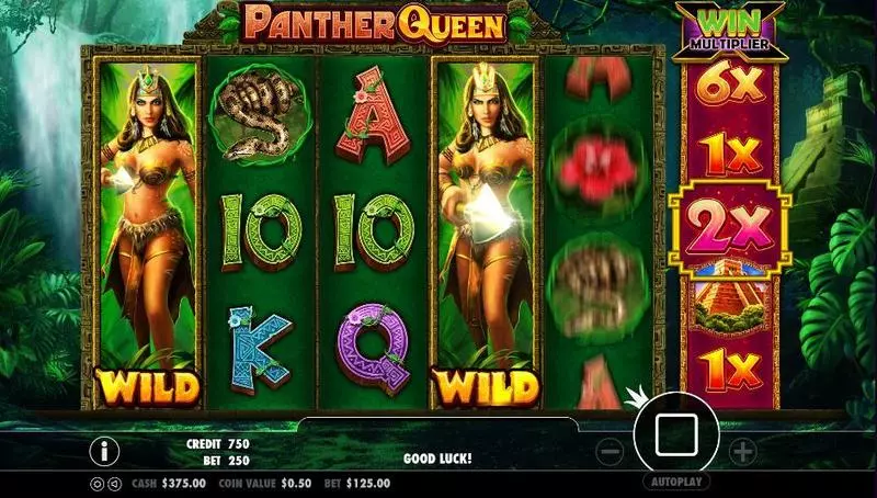 Panther Queen PartyGaming Slot Game released in March 2017 - Free Spins