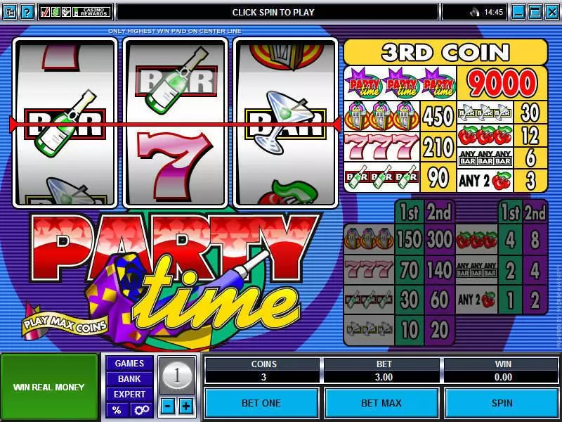 Party Time Microgaming Slot Game released in   - 