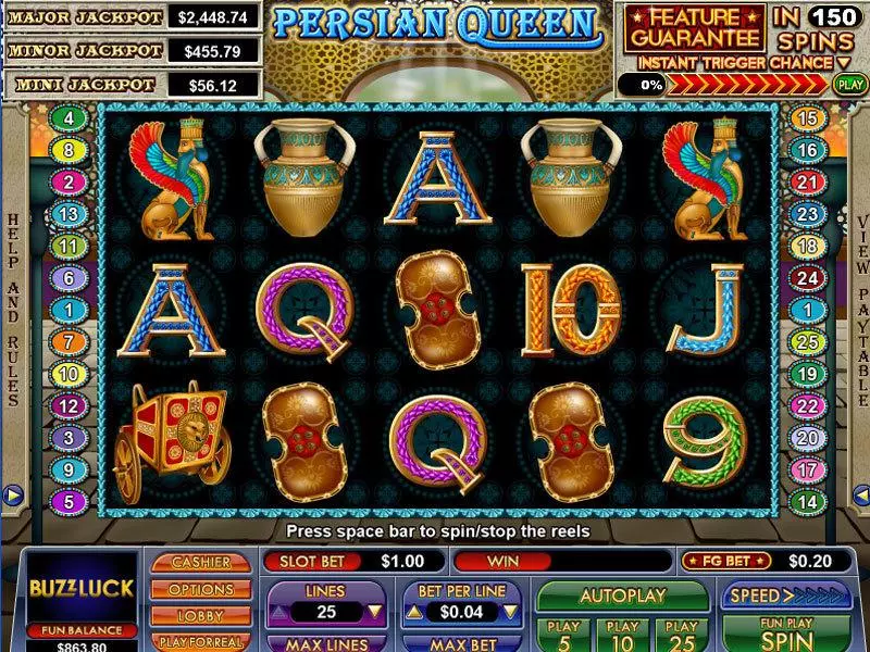 Persian Queen NuWorks Slot Game released in   - Free Spins