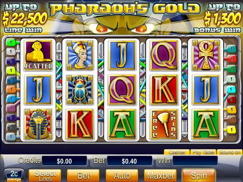 Pharaoh's Gold Byworth Slot Game released in   - Free Spins