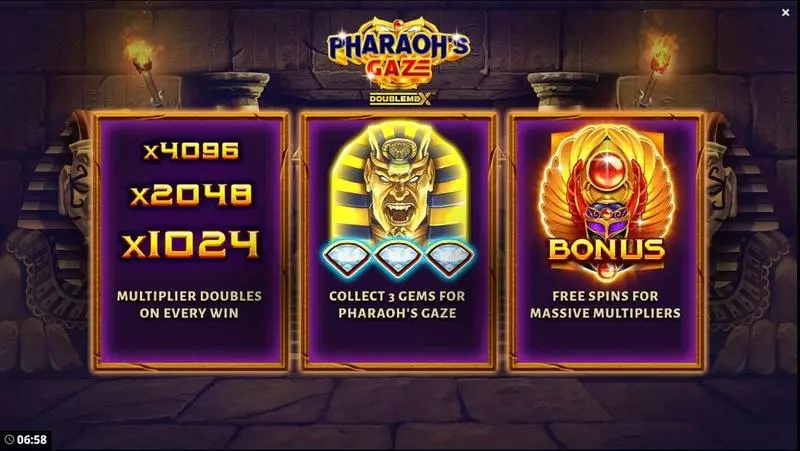 Pharaoh’s Gaze DoubleMax Bang Bang Games Slot Game released in February 2023 - Doublemax