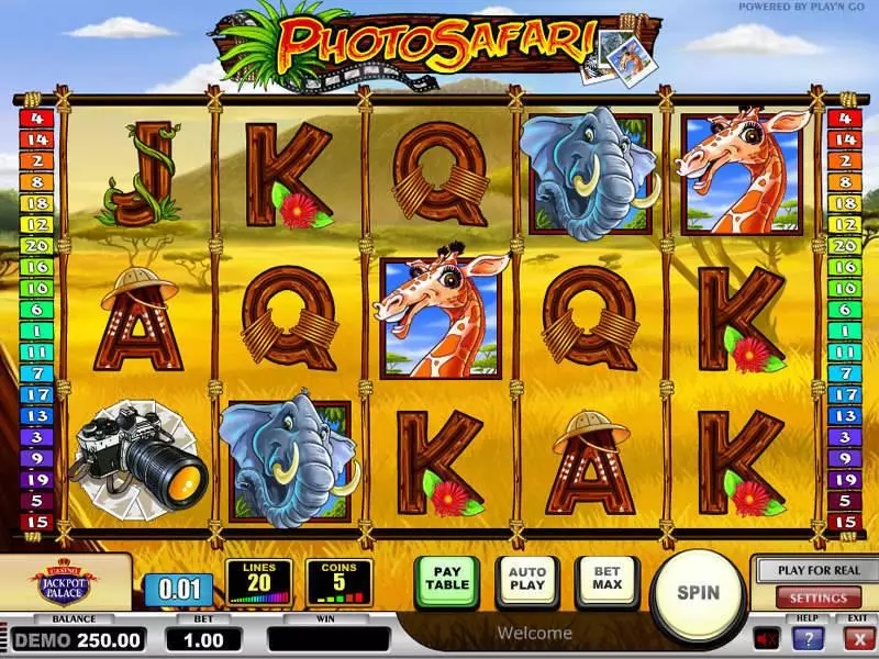Photo Safari Play'n GO Slot Game released in   - Free Spins