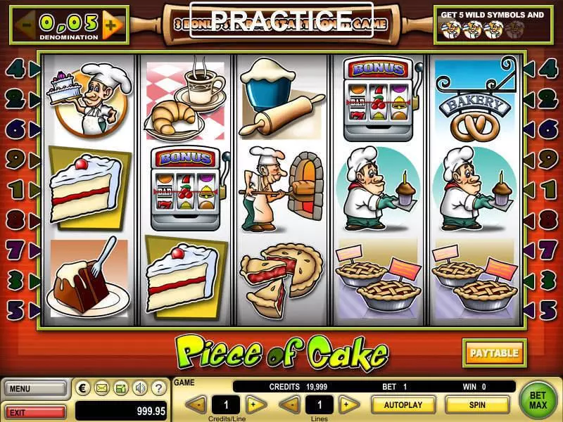 Piece of Cake GTECH Slot Game released in   - Second Screen Game