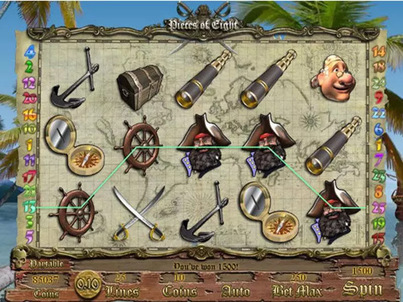 Pieces of Eight Saucify Slot Game released in   - Free Spins