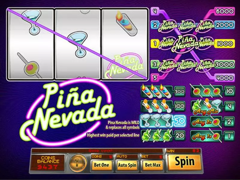 Pina Nevada Classic Saucify Slot Game released in   - 
