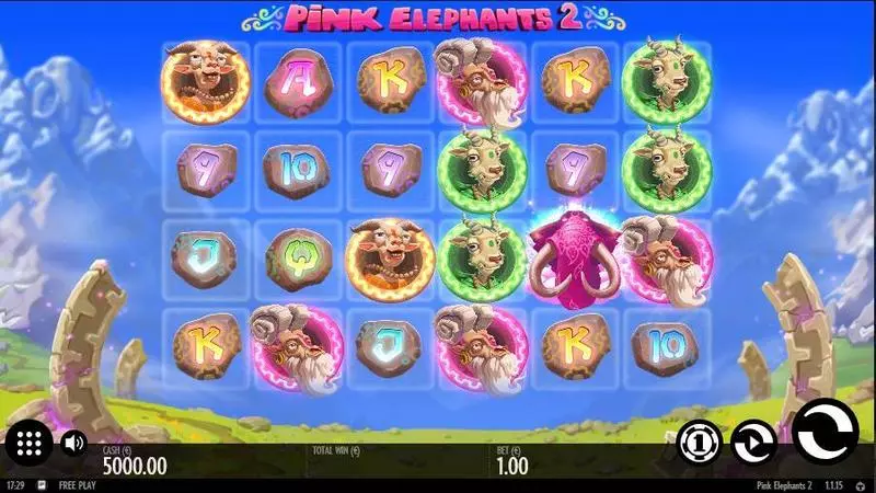Pink Elephants 2 Thunderkick Slot Game released in May 2020 - Free Spins
