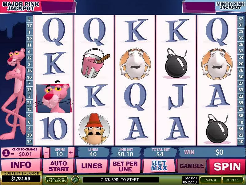 Pink Panther PlayTech Slot Game released in   - Jackpot bonus game