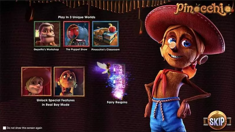 Pinocchio BetSoft Slot Game released in   - Re-Spin