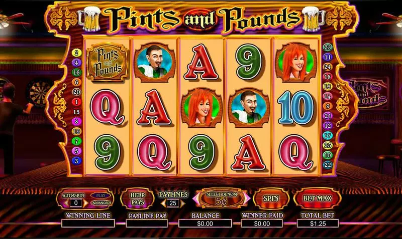 Pints and Pounds Amaya Slot Game released in   - Free Spins