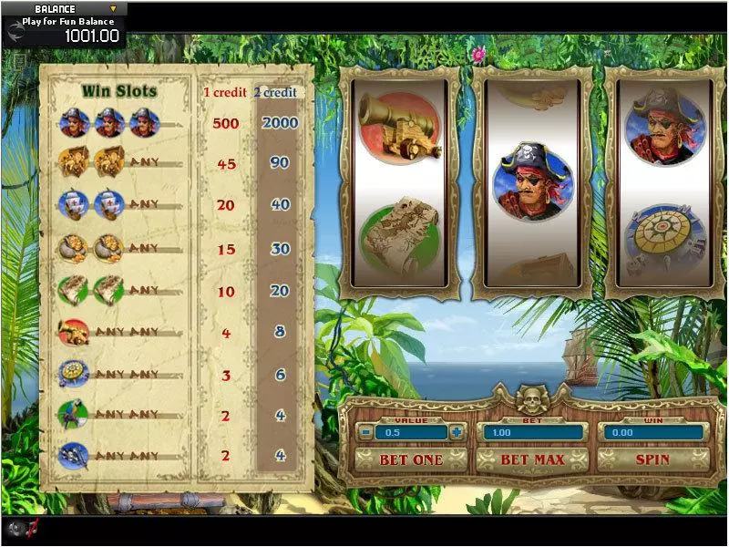 Pirate GamesOS Slot Game released in   - 