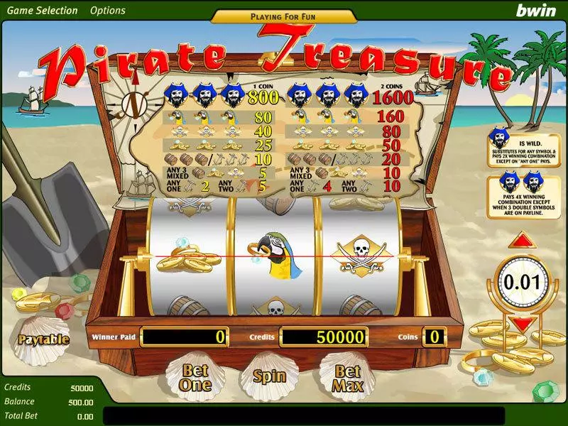 Pirate Treasure Amaya Slot Game released in   - 