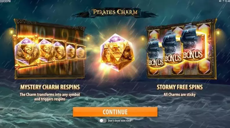 Pirates Charm Quickspin Slot Game released in May 2018 - Free Spins