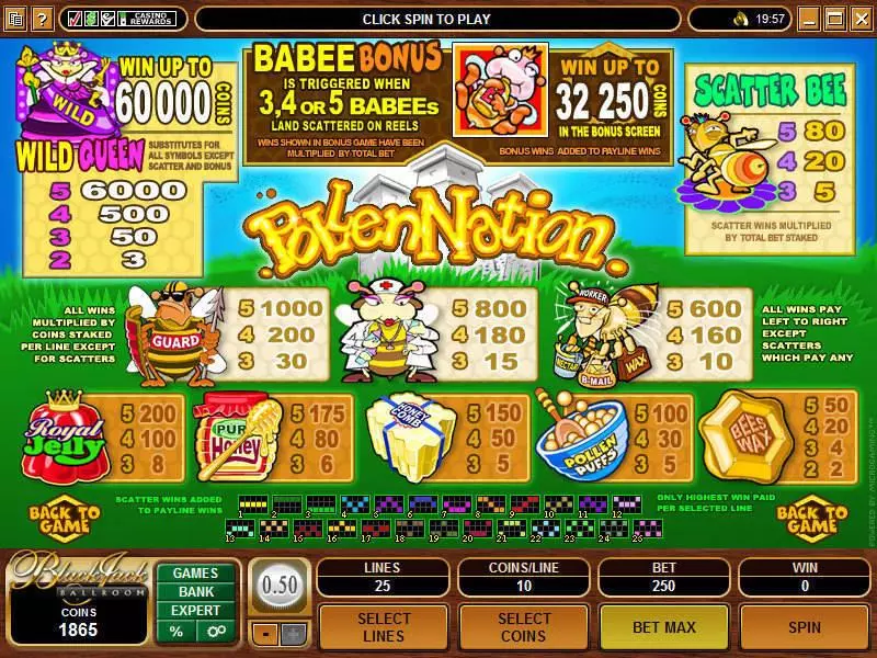 Pollen Nation Microgaming Slot Game released in   - Second Screen Game