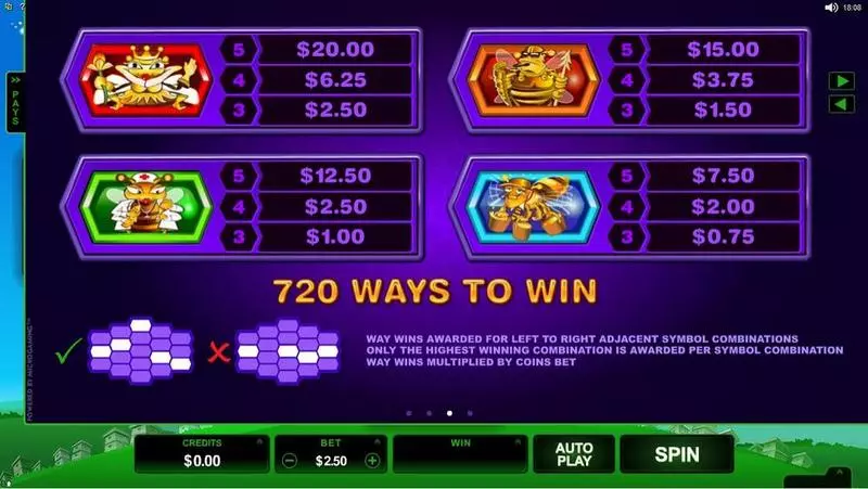 Pollen Party Microgaming Slot Game released in March 2017 - Free Spins