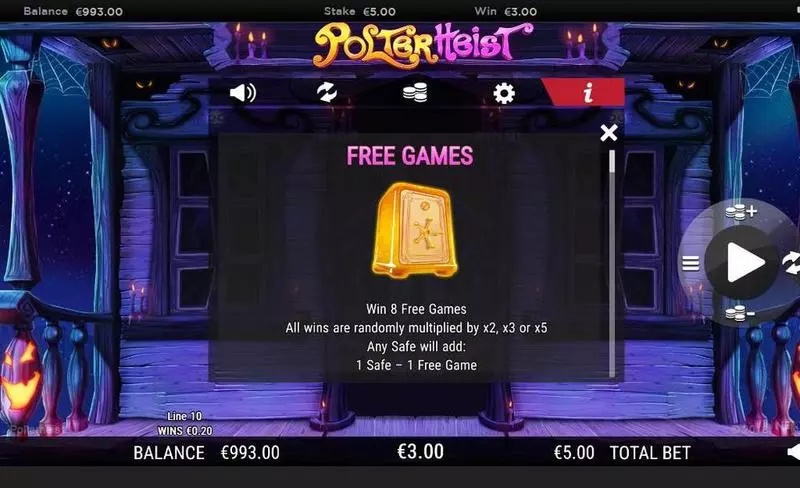 Polterheist  NextGen Gaming Slot Game released in September 2018 - Free Spins